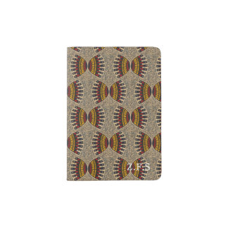 African Print Customized Passport Holder