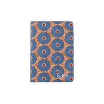 African Print Customized Passport Holder