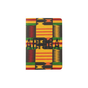 African Print Design Passport Holder Ethnic
