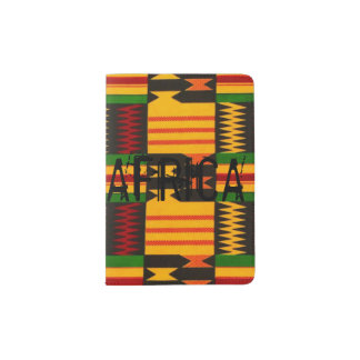 African Print Design Passport Holder Ethnic