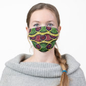 African Print Face Mask (Worn)