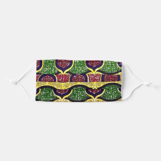 African Print Face Mask (Front, Folded)