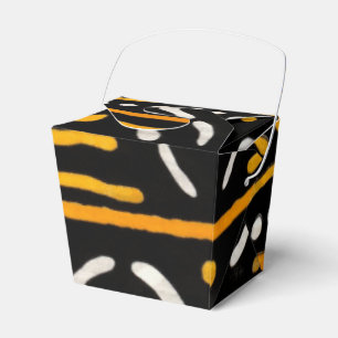 African Print  Favor Boxes