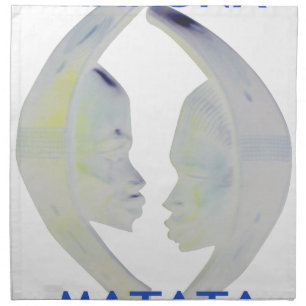 African Print Hakuna Matata Design Napkin