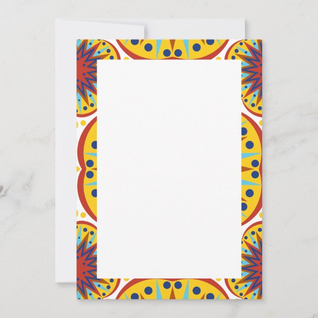 African Print Invitations & Announcements (Front)