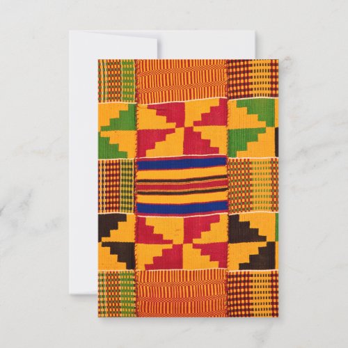 African Print Invitations  Announcements