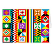 African Print Kente Cloth Tribal Pattern (Front Horizontal)