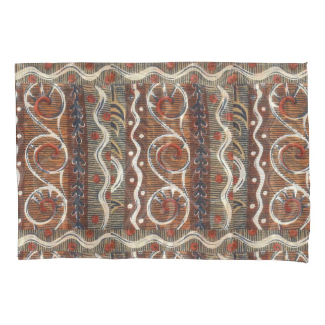 African Print King Size Duvet Standard Pillow Case (Front-Left)