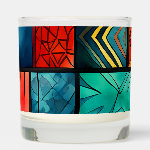 African Print Kwanzaa Scented Jar Candle