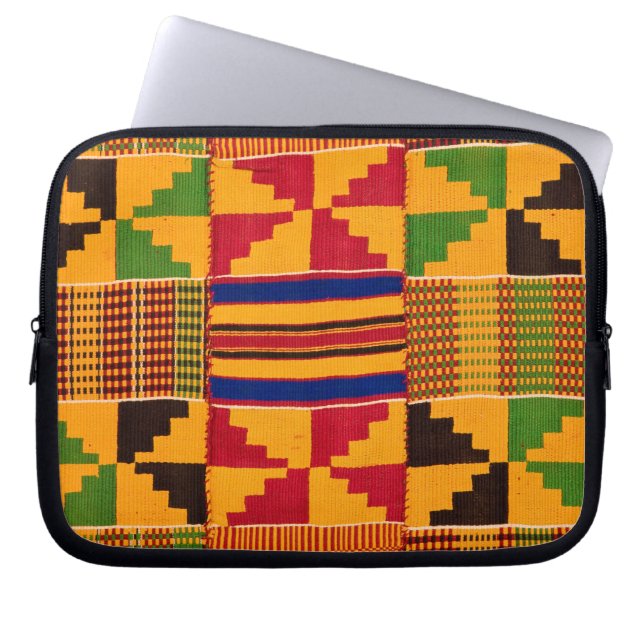 African Print Laptop Sleeve (Front)