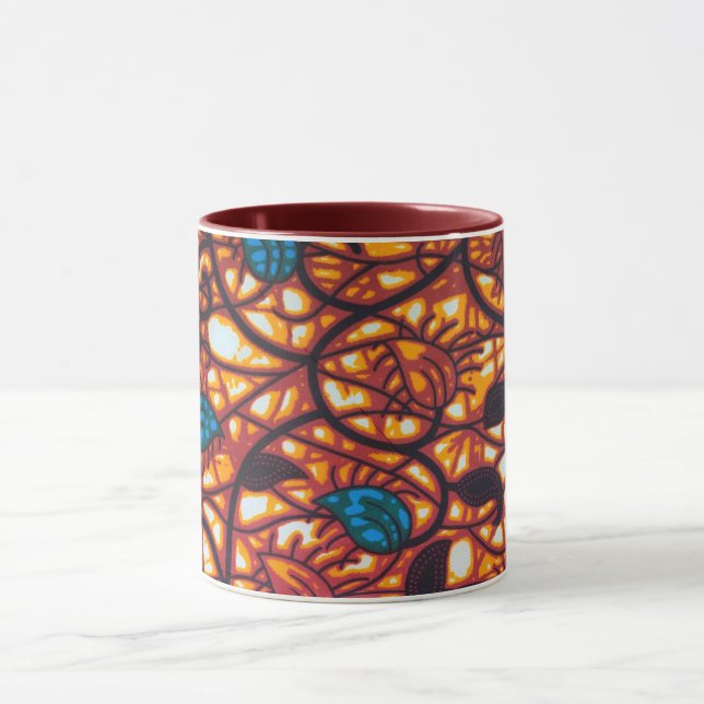 African Print Mug (Center)
