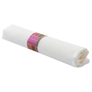 African Print Napkin Bands