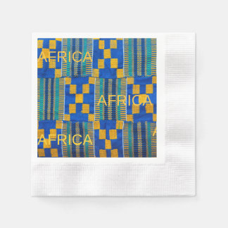 African Print Paper Nakpins Napkins