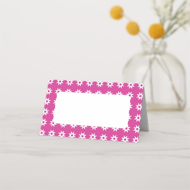 African Print  Place Card (Front)