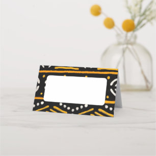 African Print Place Card