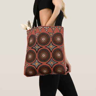 African Print Shoulder Case Tote Bag