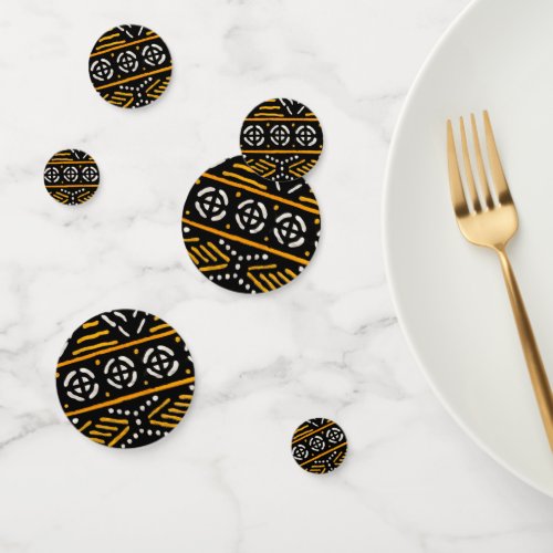 African Print Table Confetti