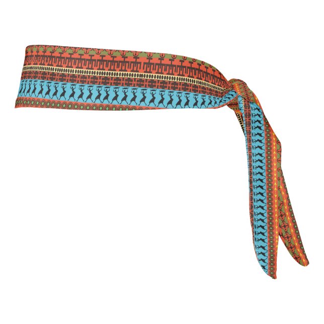 African Print Tie Headband (Rotate 90)