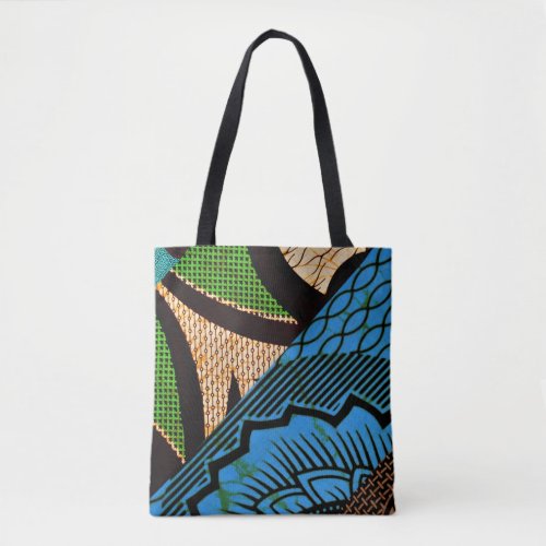 African Print Tote Bag
