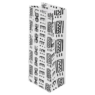 African Print Wine Gift Bag