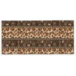 African print with cheetah skin pattern wood flash drive