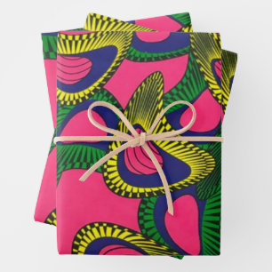 African Print Wrapping Paper