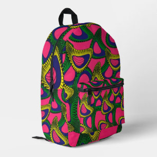 African Printed Backpack