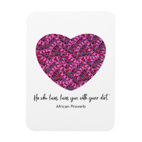African Proverb Magnetic Card Magnet