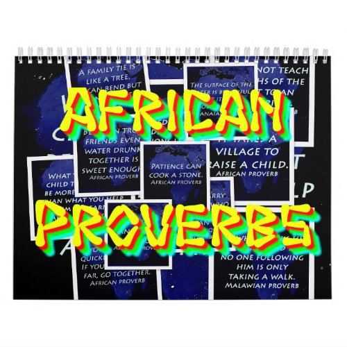 African Proverbs Calendar