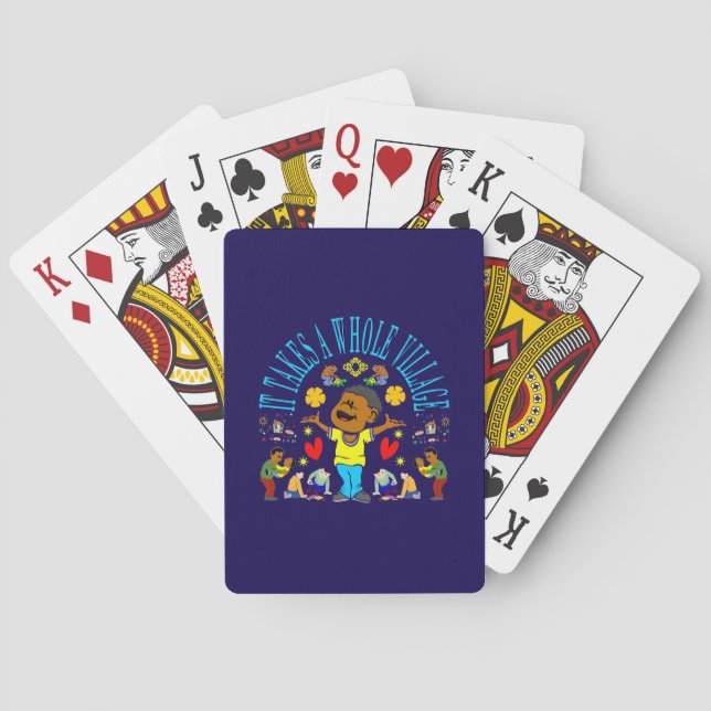 African proverbs for Black Americans Poker Cards (Back)