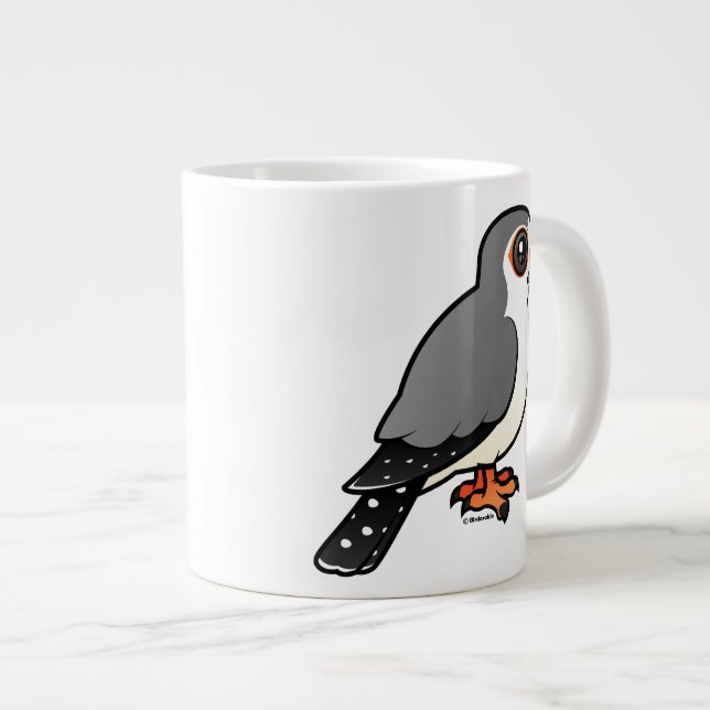 African Pygmy Falcon Giant Coffee Mug (Front Right)