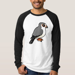African Pygmy Falcon Men's Canvas Long Sleeve Raglan T-Shirt