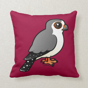 African Pygmy Falcon Throw Pillow