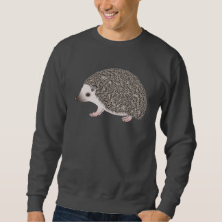 African Pygmy Hedgehog Cute Cartoon Illustration Sweatshirt