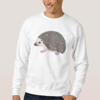 African Pygmy Hedgehog Cute Cartoon Illustration Sweatshirt