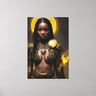 African Queen 019 Canvas Print