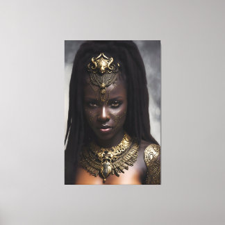 African Queen 036 Canvas Print