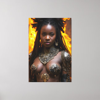 African Queen 063 Canvas Print