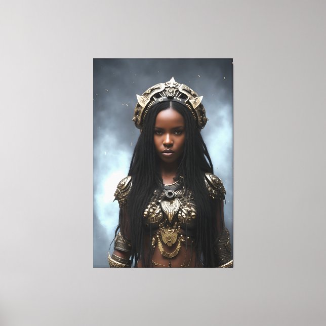 African Queen 067 Canvas Print (Front)