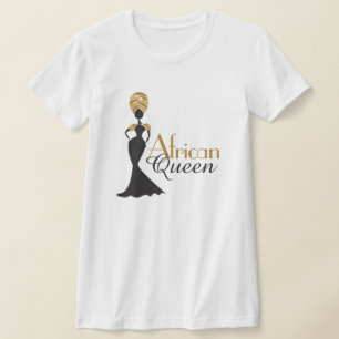 African Queen   Black Women T-Shirt
