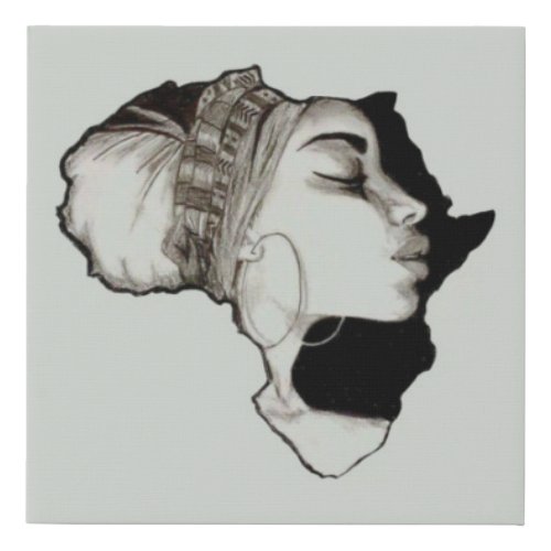 African Queen Canvas Print