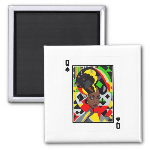 African Queen Card Melanin Black Pride Blm Junetee Magnet