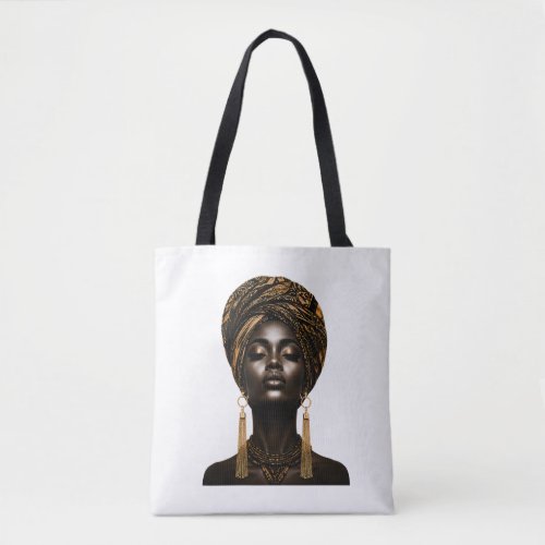 African Queen Elegance Tote Bag