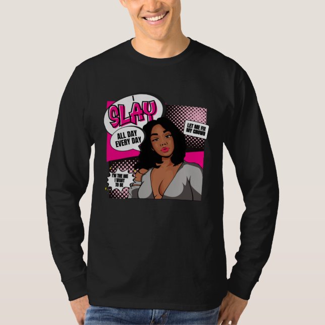 African Queen  For Women  Educated Black Girl Magi T-Shirt (Front)