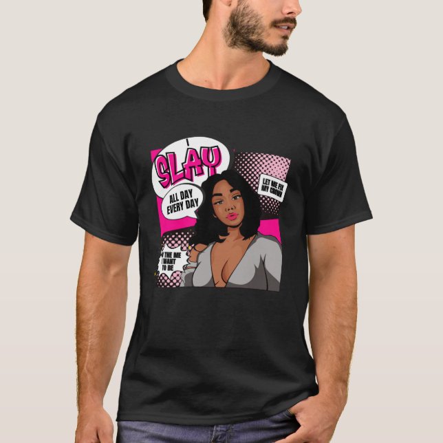 African Queen  For Women  Educated Black Girl Magi T-Shirt (Front)