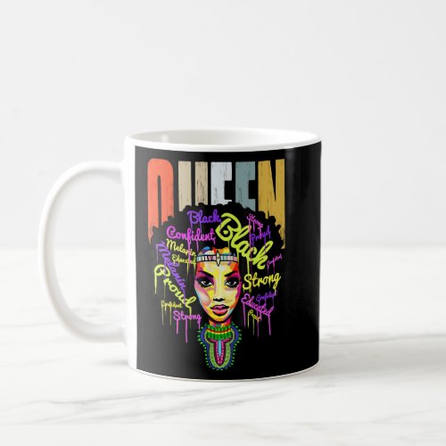 African Queen  For Women Educated Black Girl Magic Coffee Mug