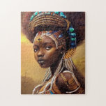 African Queen- Jigsaw Puzzle<br><div class="desc">Size: 11" x 14" Puzzle with Gift Box, 252 Pieces Turn designs, photos, and text into a great game with customizable puzzles! Made of sturdy cardboard and mounted on chipboard, these puzzles are printed in vivid and full color. For hours of puzzle enjoyment, give a custom puzzle as a gift...</div>