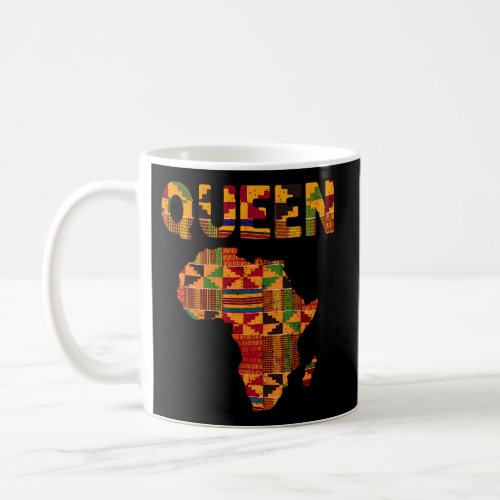 African Queen Kente Africa Ghana Coffee Mug