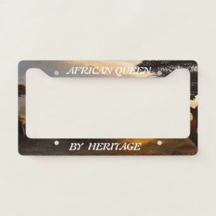 African Queen- License Plate Frame