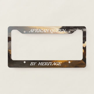 African Queen- License Plate Frame